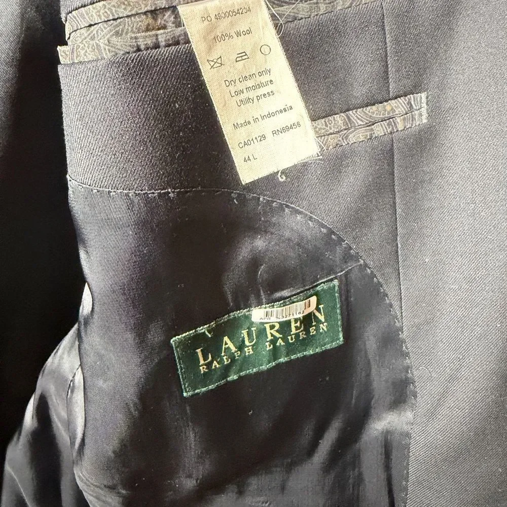 Lauren Ralph Lauren Black Blazer Men’s 44L